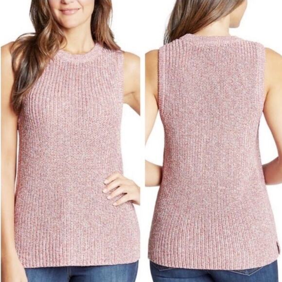 Ella Moss NWT Marge Sleeveless Tunic Sweater Knit Top Size XXL - Picture 1 of 9